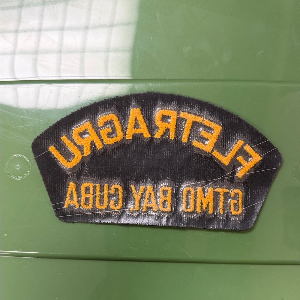 FLETRAGRU GTMO Bay embroidered naval Patch - Picture 4 of 4